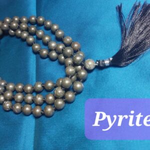 Pyrite Mala Beads